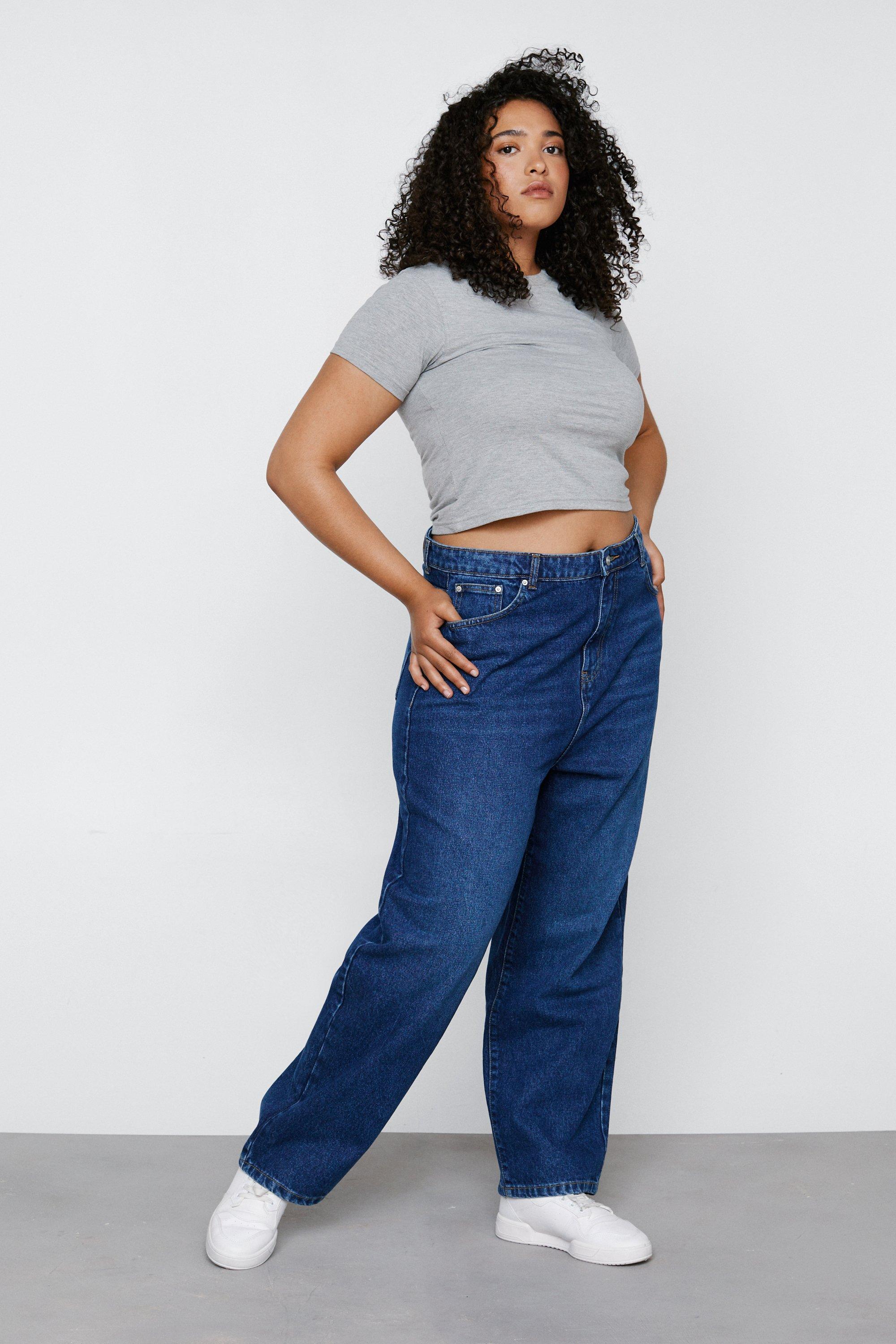 Plus size high waisted jeans uk shop